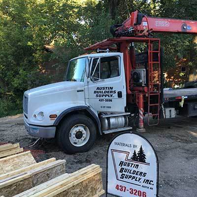 Austin Builders Supply Delivery Vehicle